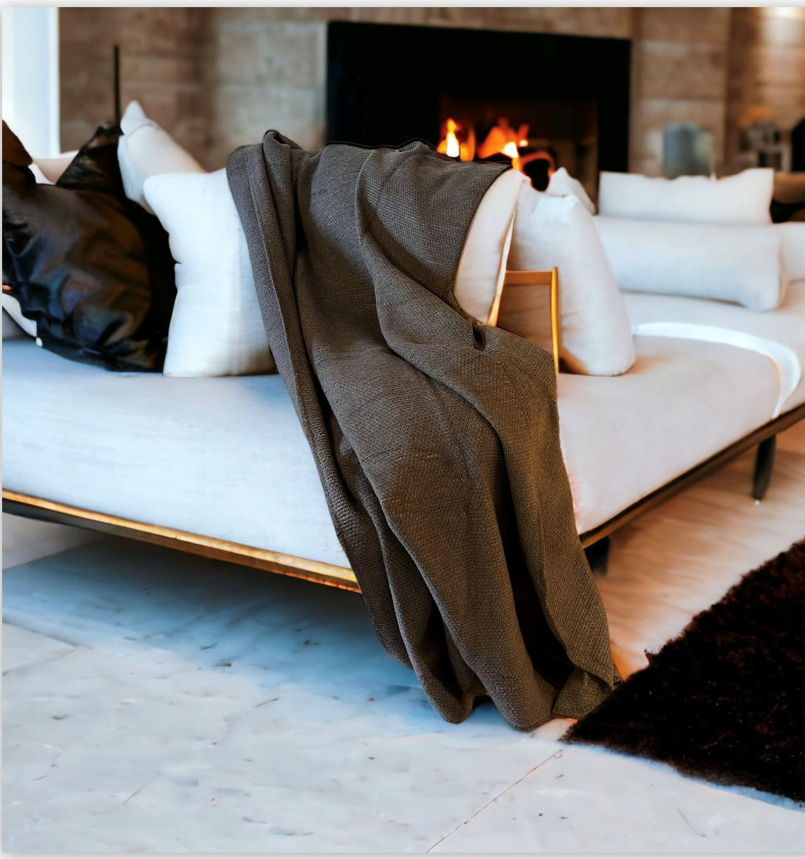 Matris Home Luxury Athena Cotton Blanket/Throw - Matris Home