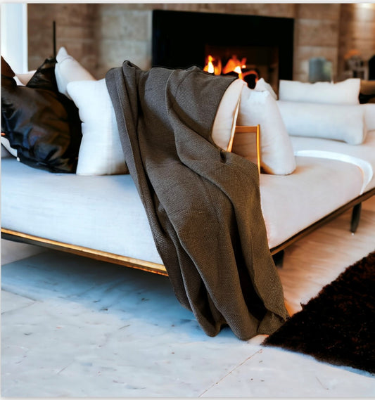Matris Home Luxury Athena Cotton Blanket/Throw - Matris Home