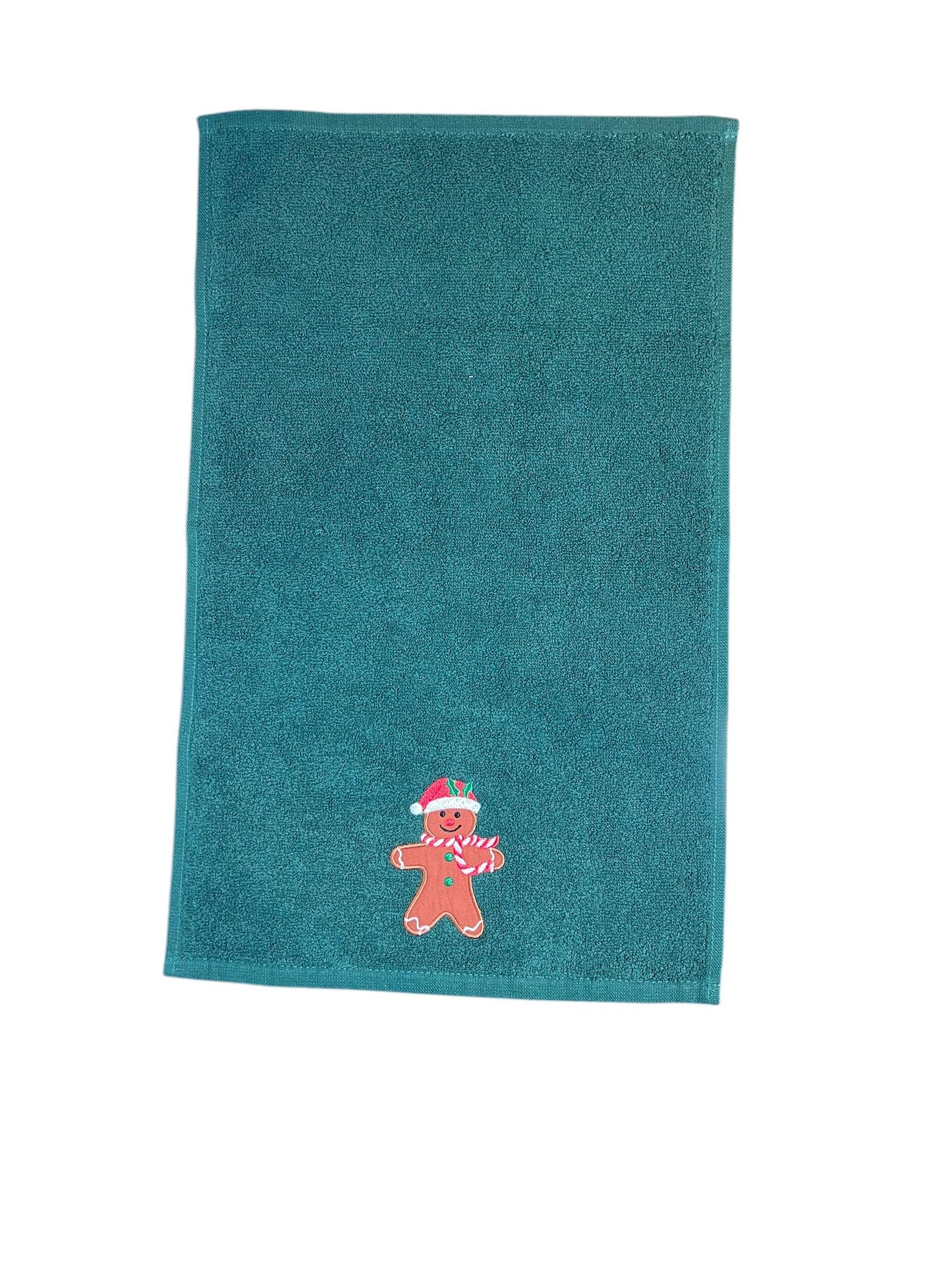 Matris Home Embroidered Christmas Face Towel Hand Made 100% Turkish Cotton 30x50cm - Matris Home England
