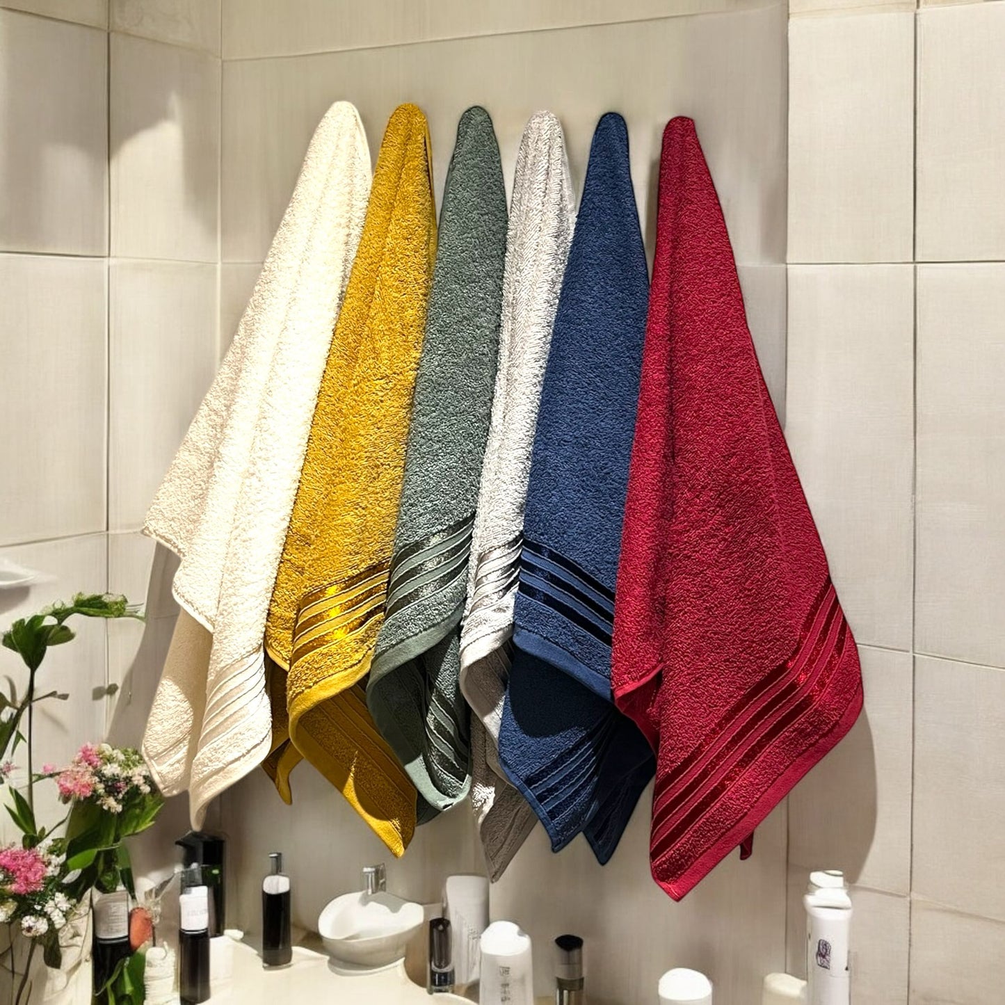 Matris Home Rainbow Hand Towel (Set of 3) - Matris Home England