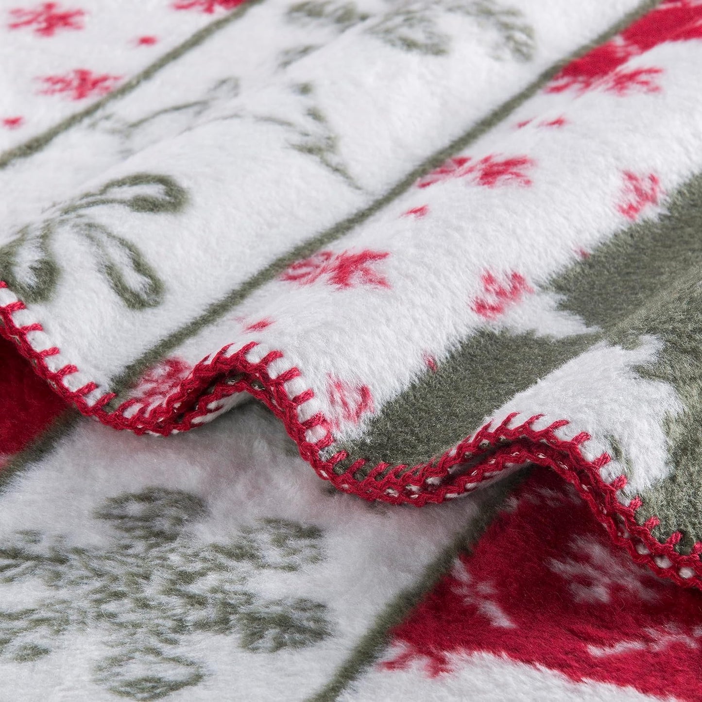 Matris Home Christmas Multicolor Blanket/Throw - Matris Home