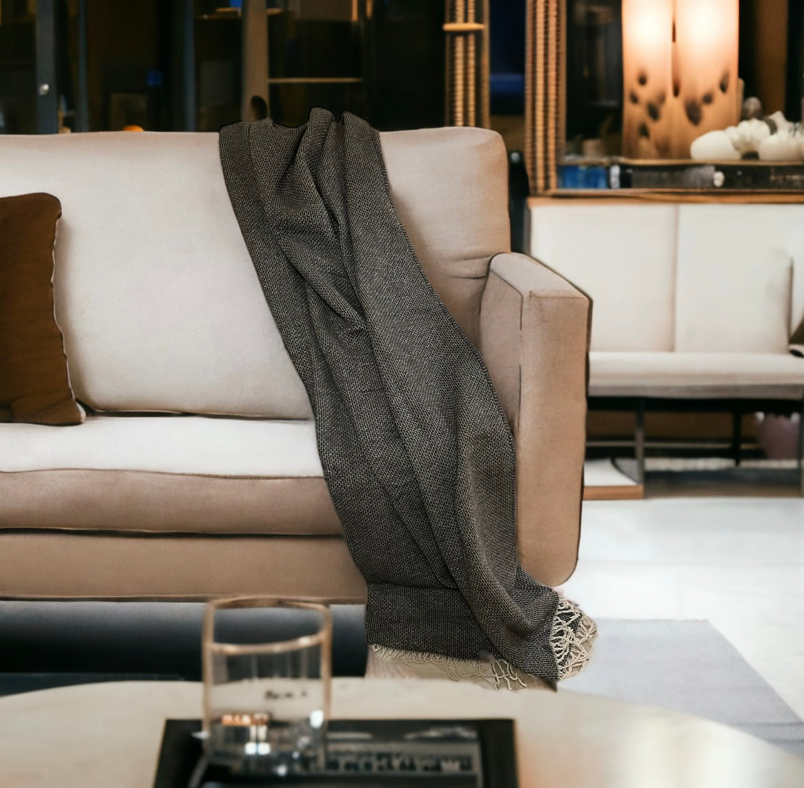Matris Home Jaquard Scotch Blanket/Throw - Matris Home