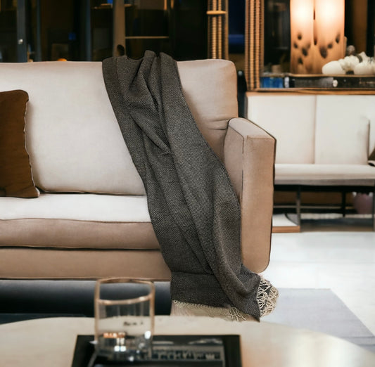 Matris Home Jaquard Scotch Blanket/Throw - Matris Home