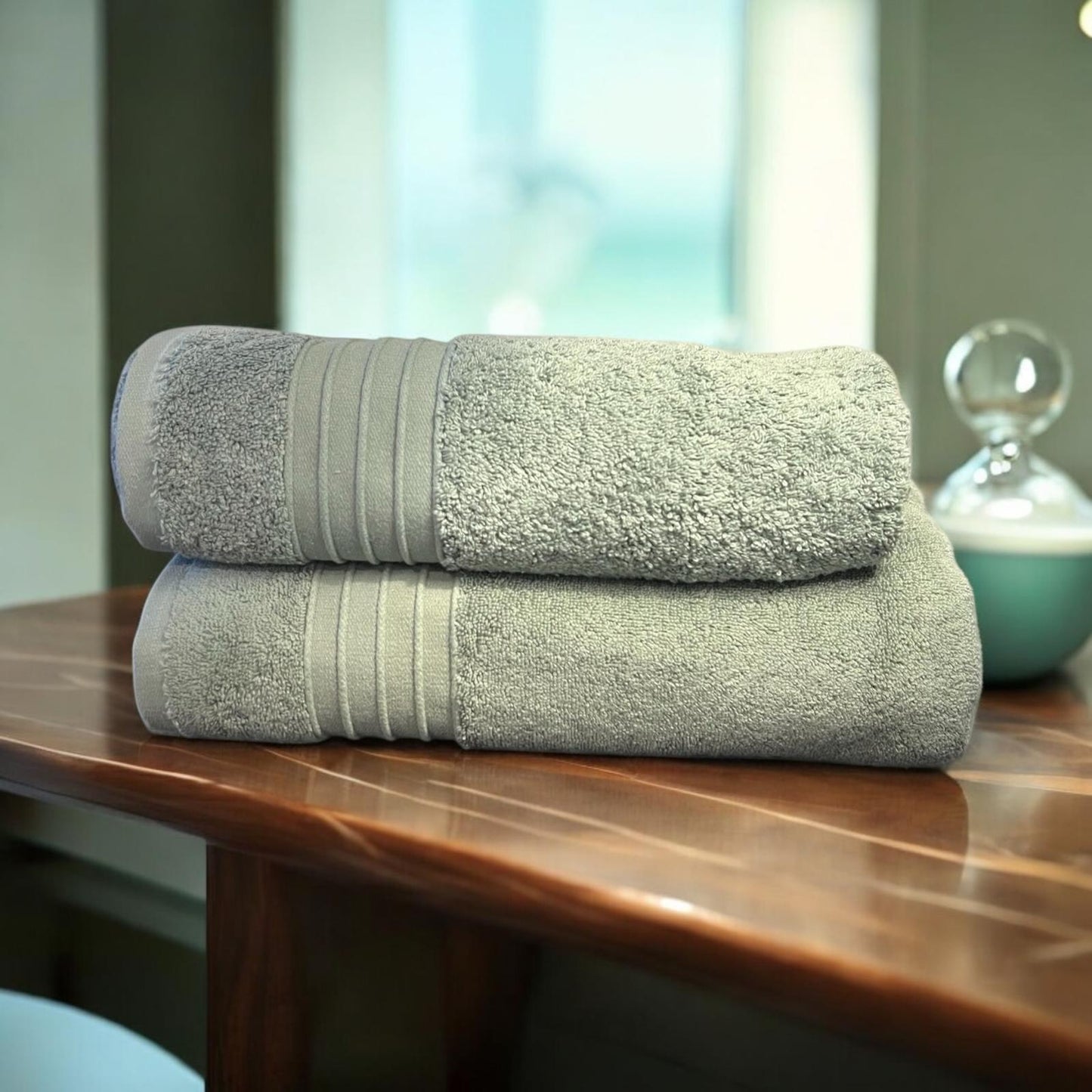 Matris Home England Arvisa Towel Forest Green 50x90cm  and 70x140cm