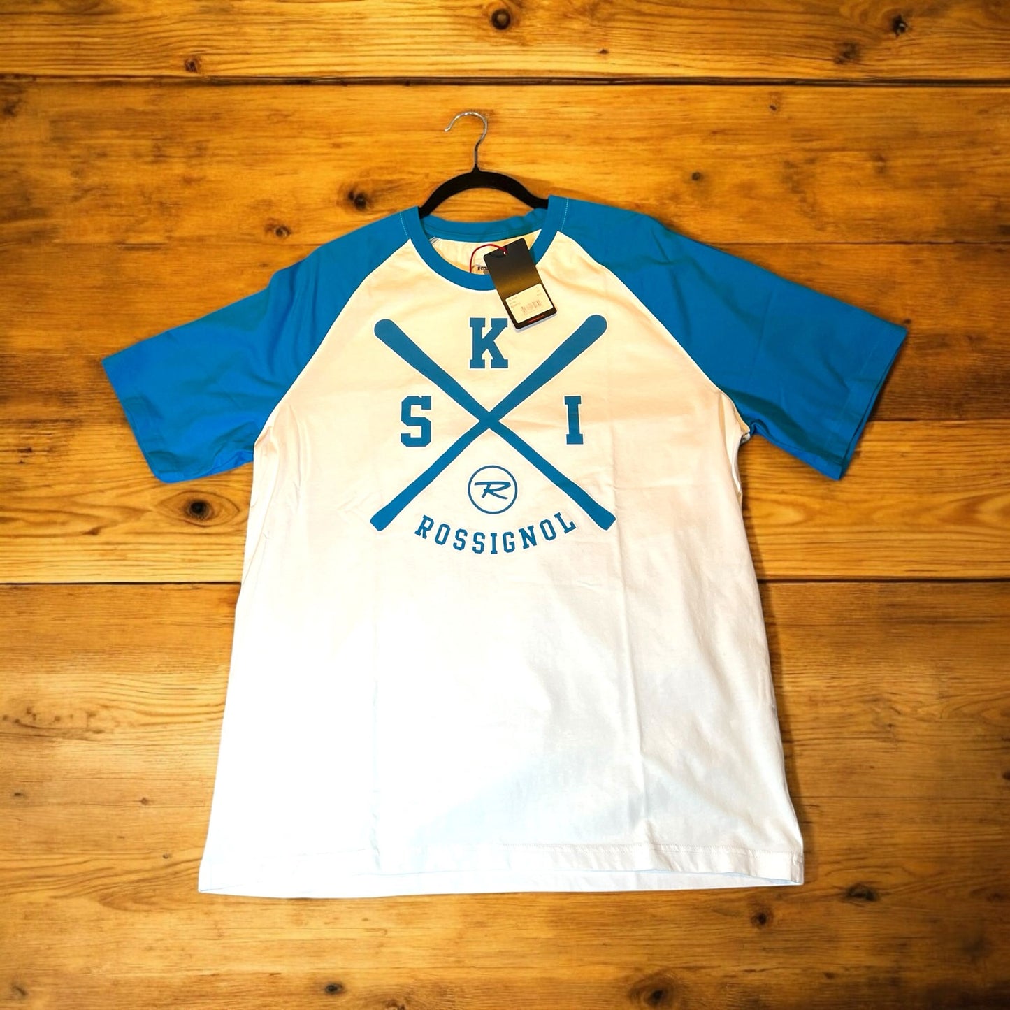 Rossignol Short Sleve T-shirt Blue /White