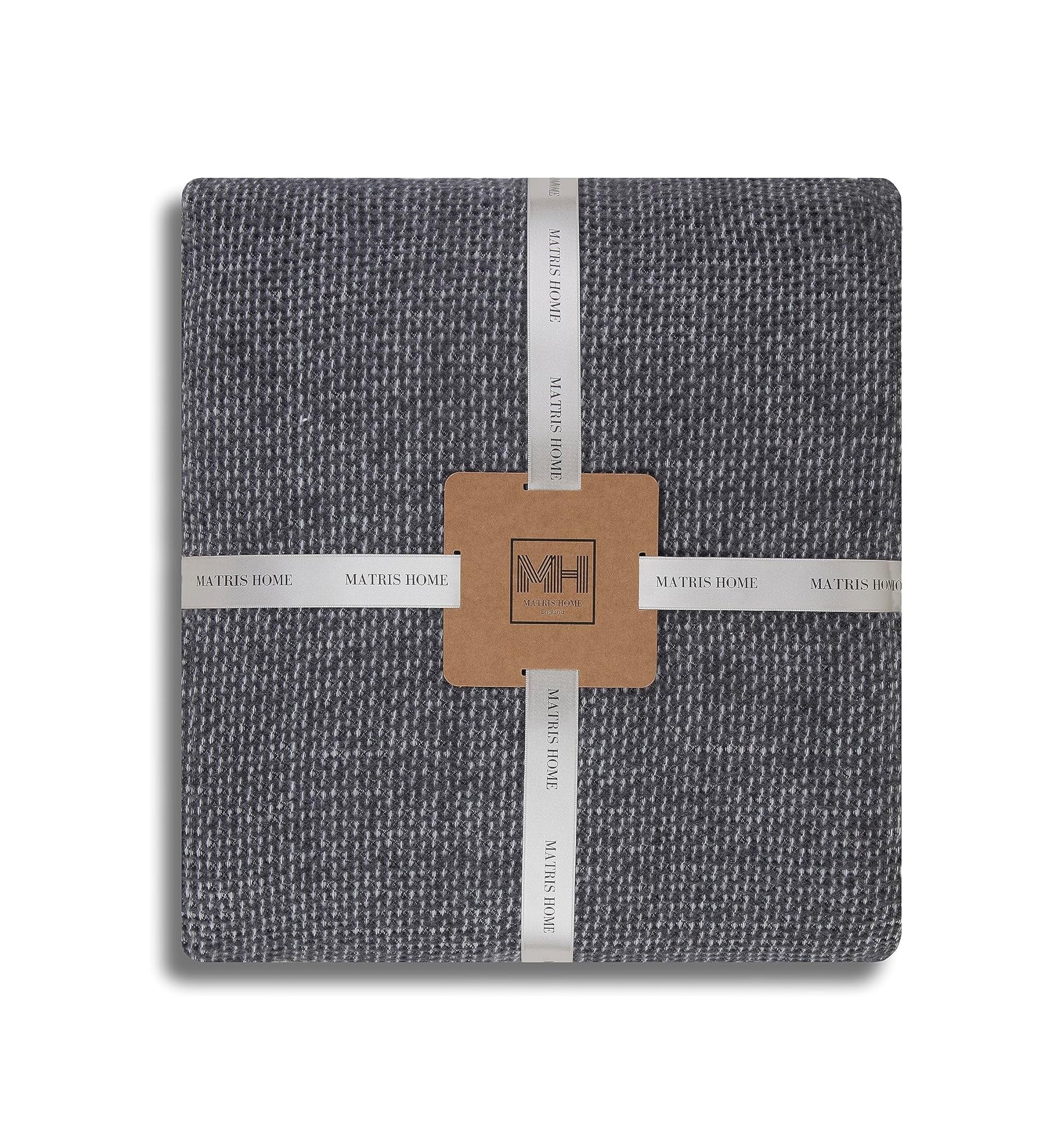 Matris Home Jaquard Scotch Blanket/Throw - Matris Home