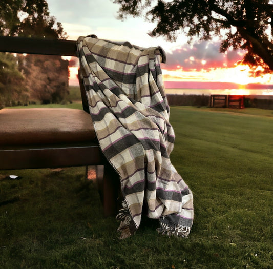 Matris Home Scotch Cotton Blanket/Throw - Matris Home